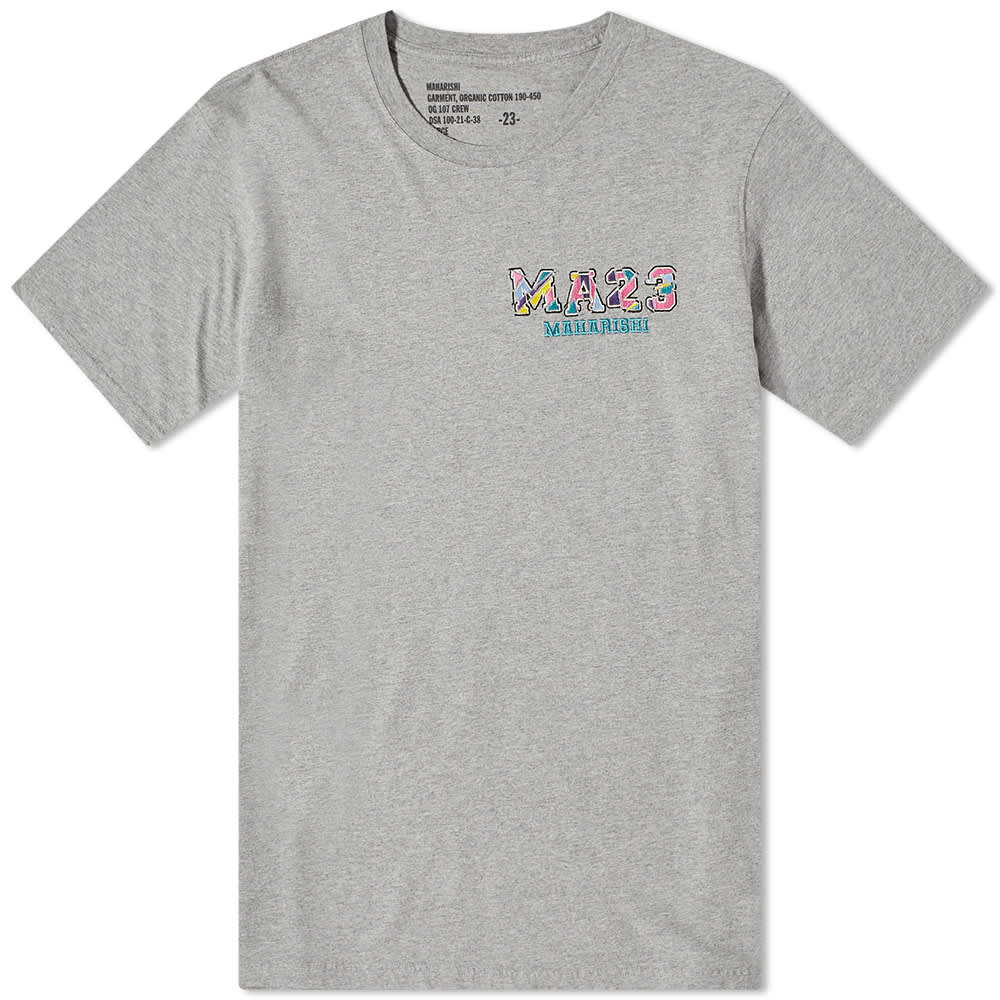 

Футболка Maharishi MA23 Embroidered Tee, Серый