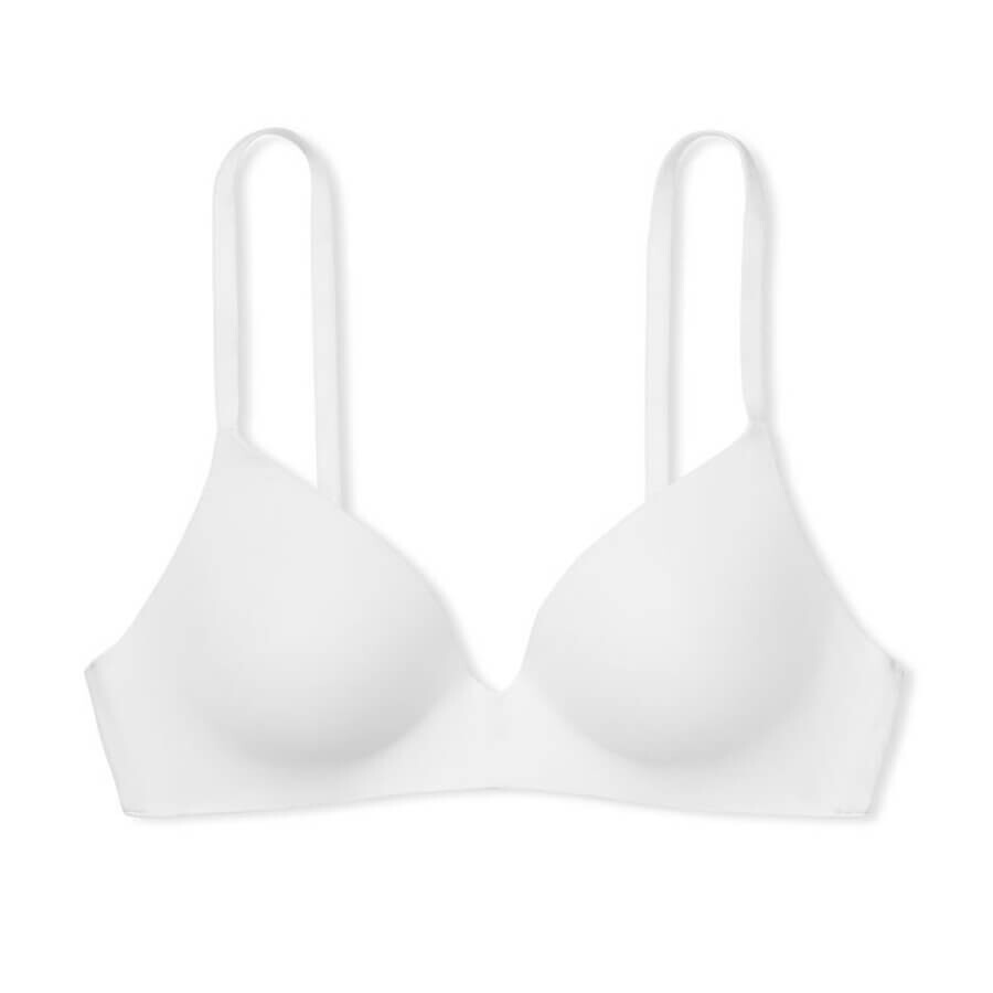 

Бюстгальтер без косточек Victoria's Secret The T-shirt Lightly-Lined, белый