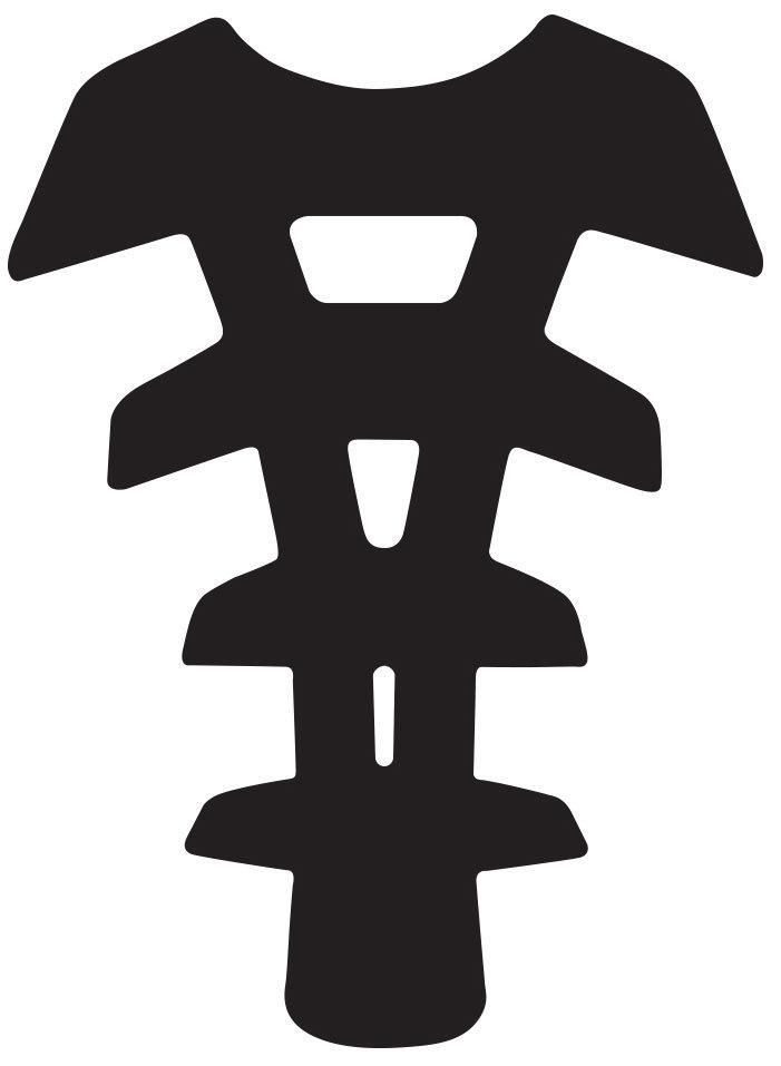 Накладка на топливный бак мотоцикла Oxford Arachnid Spine Gel, черный топливный бак для мотоцикла и велосипеда брикет обода шлема логотип наклейка для honda goldwing gl 1800 1000 500 400 gl1800