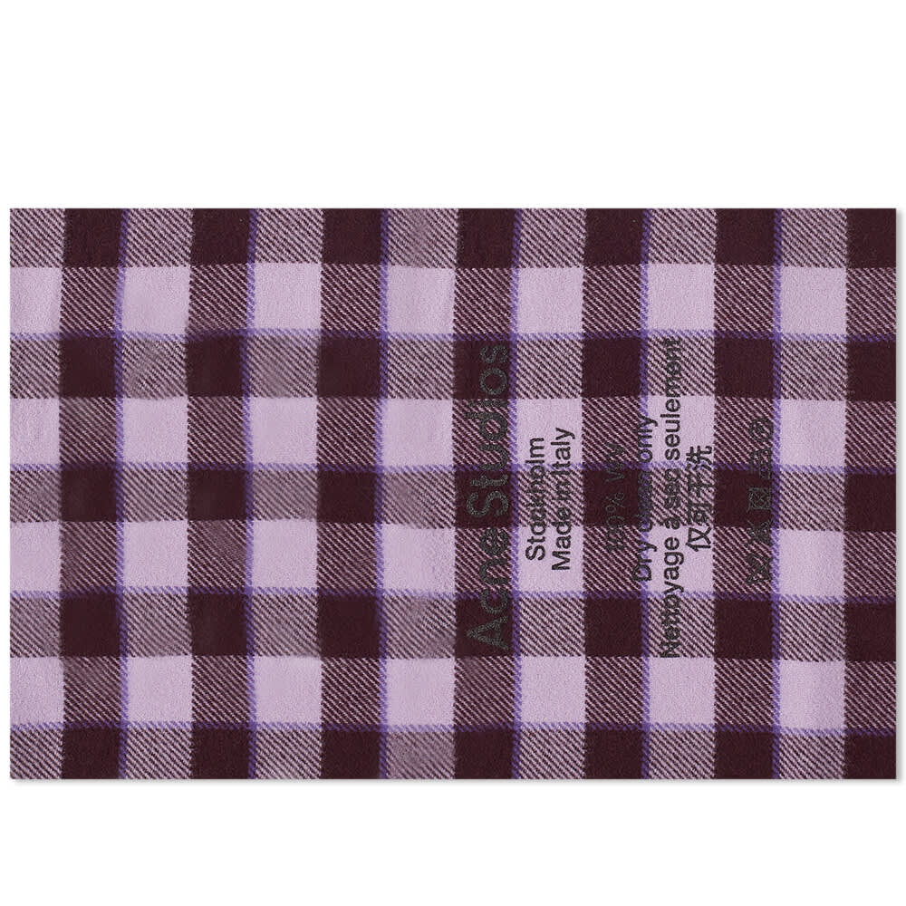 

Шарф Acne Studios Cassiar Check Narrow New Scarf
