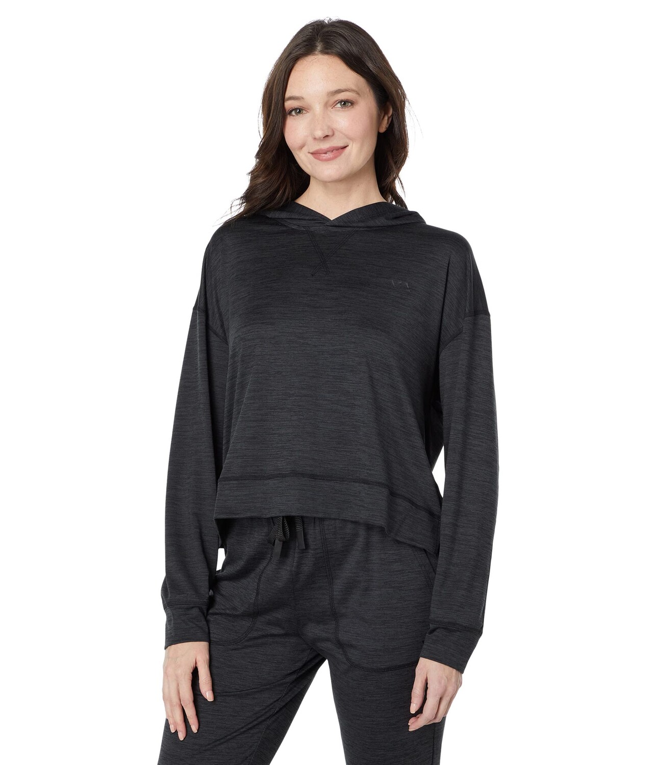 

Худи RVCA, C-Able Hooded Crop Long Sleeve