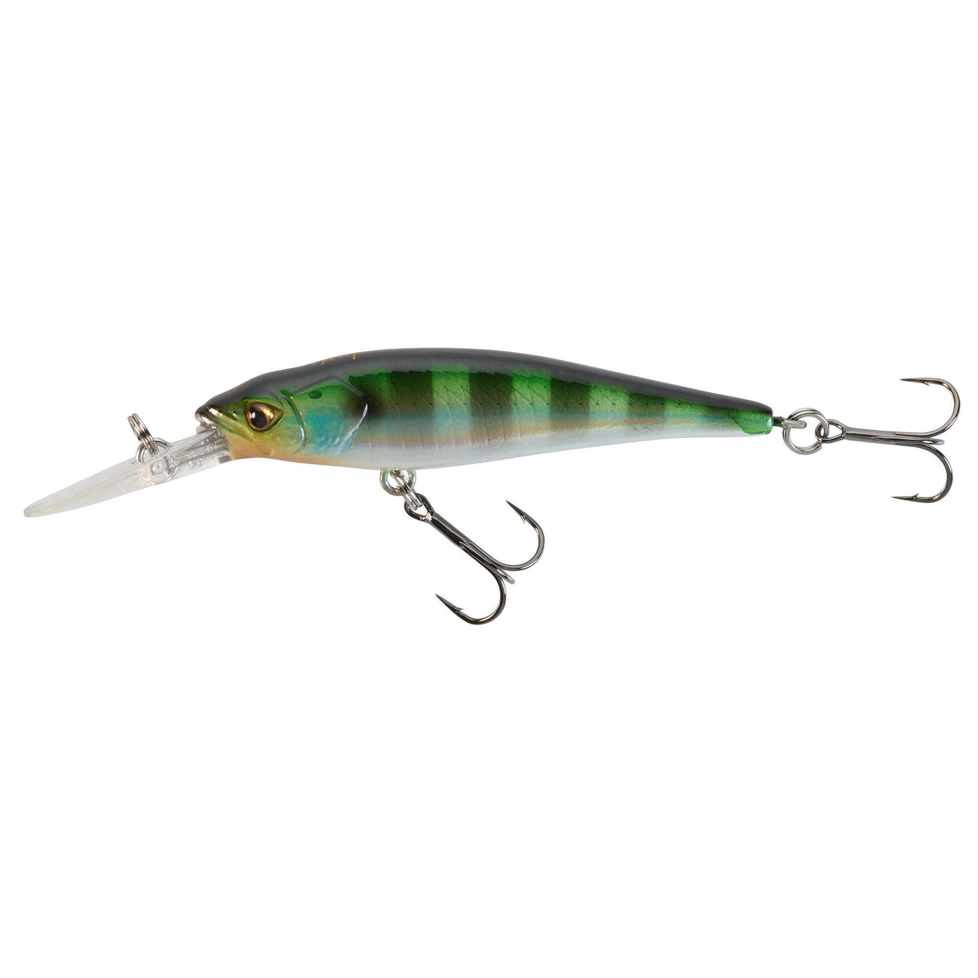 Воблер Jerkbait / Deep Minnow WXM MNWDD 50 SP Bluegill CAPERLAN, зеленый/черный - фото