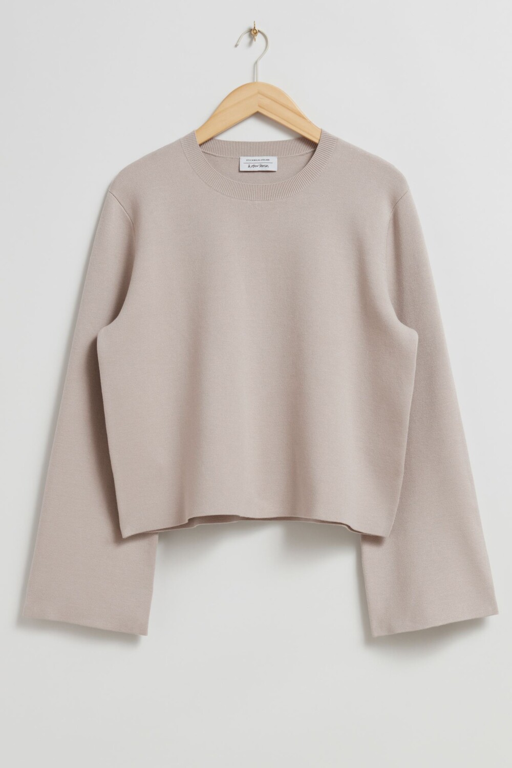 

Свитер & Other Stories Knitted With Wide Sleeves, светло-коричневый