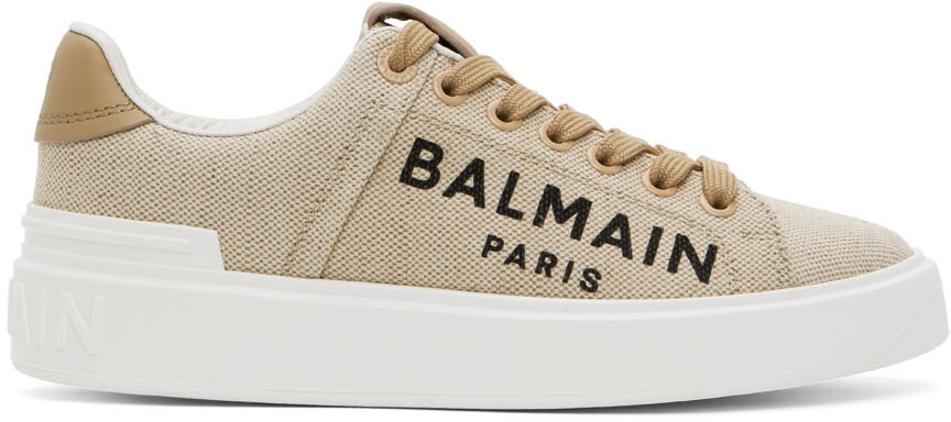 

Бежевые кроссовки B-Court Balmain