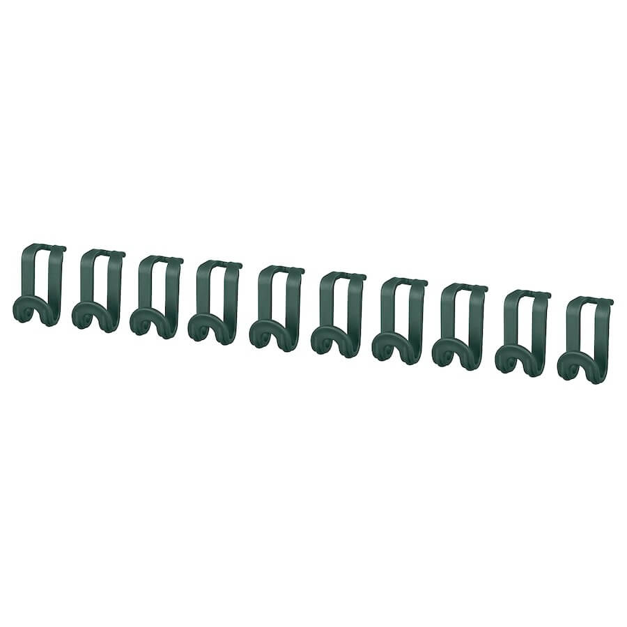 Крючок для вешалки Ikea Omtrent, зеленый ikea blecka блекка крючок