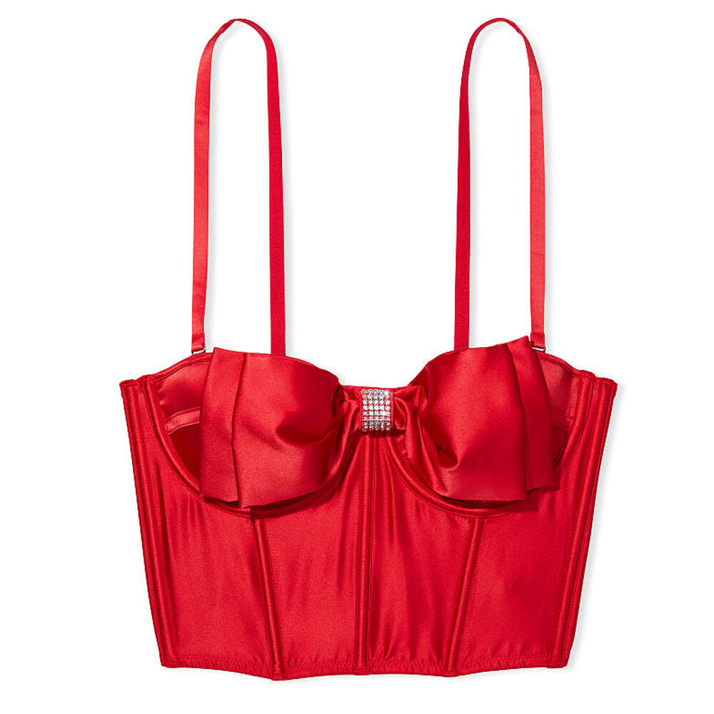 

Корсет-топ Victoria's Secret Dream Angels Cupped Bow, красный