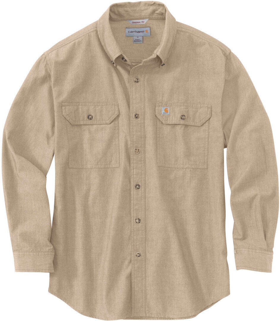 

Рубашка Carhartt Loose Fit Midweight Chambray, бежевый