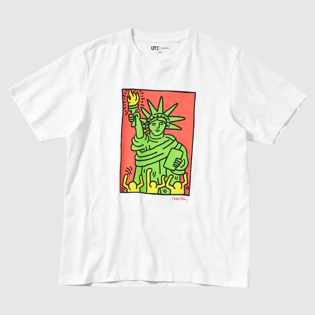 

Футболка Uniqlo UT NY Pop Art (Keith Haring), белый