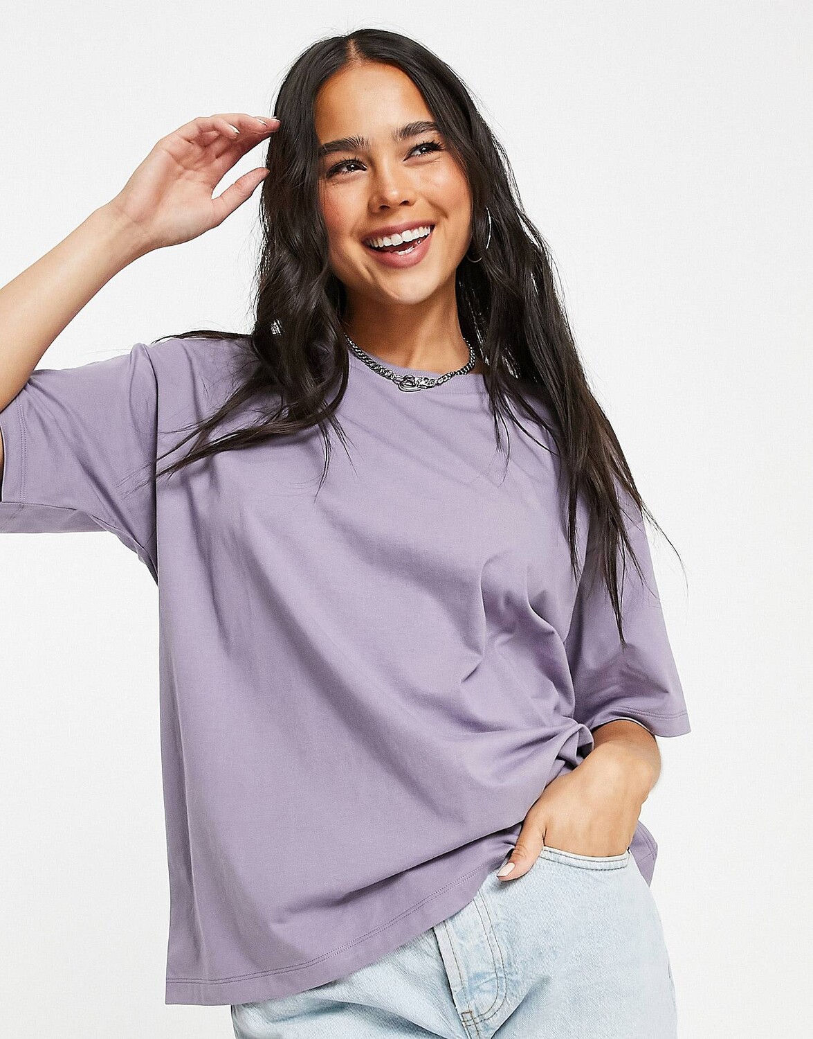 

Фиолетовая футболка оверсайз ASOS DESIGN Ultimate, Фиолетовый