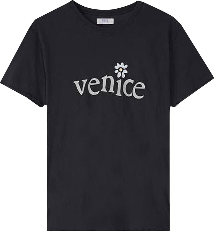 

Футболка ERL Venice Print T-Shirt 'Black', черный