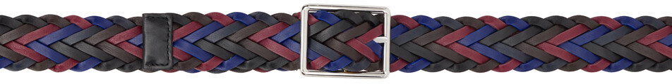 

Многоцветный двусторонний плетеный ремень Paul Smith