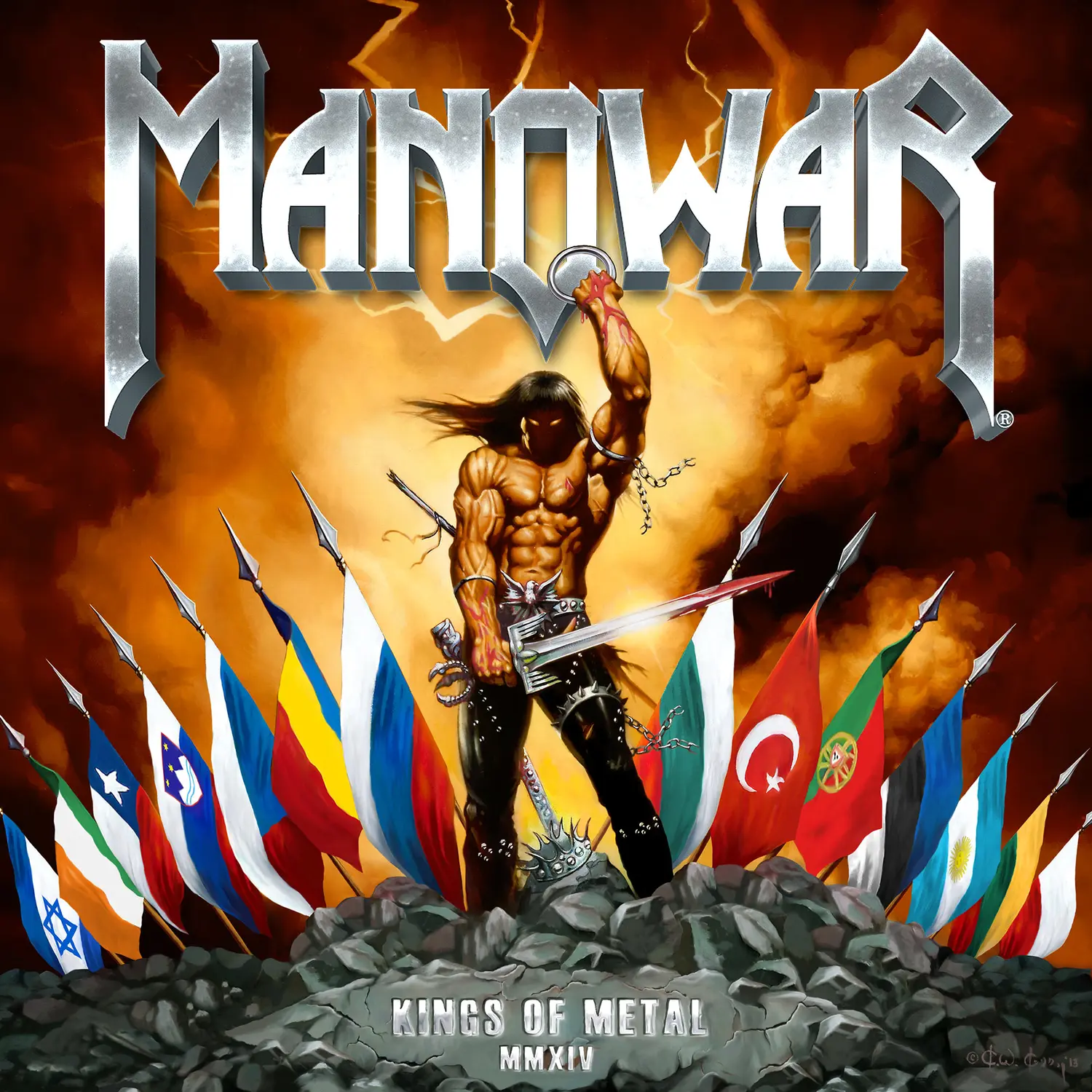 

CD диск Manowar CD Kings of Metal MMXIV 2 Disc (Silver Edition)