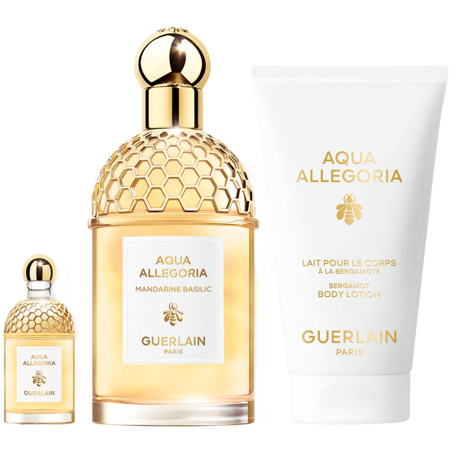 Подарочный парфюмерный набор Guerlain Aqua Allegoria Mandarine Basilic, 3 предмета