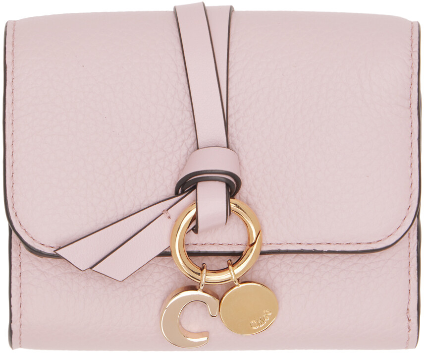 

Розовый мини-кошелек Alphabet Trifold Chloé