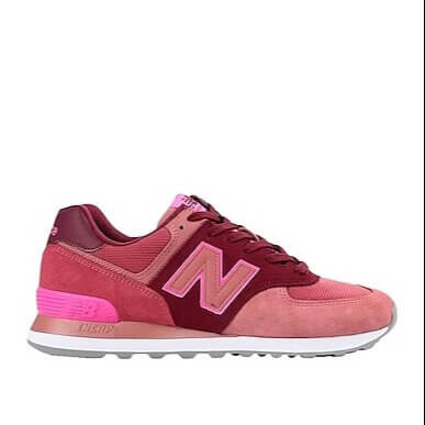 

Кроссовки женские New Balance 574, розовый/бордовый