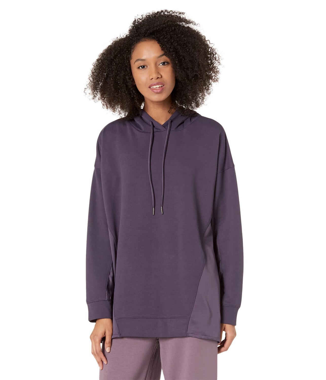 

Худи H Halston, Long Sleeve Swing Back Hooded Pullover