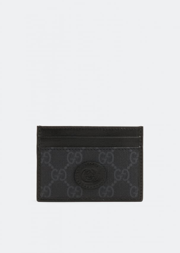 

Картхолдер GUCCI Money clip card case , черный