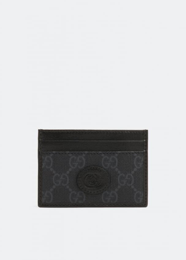 Картхолдер GUCCI Money clip card case , черный