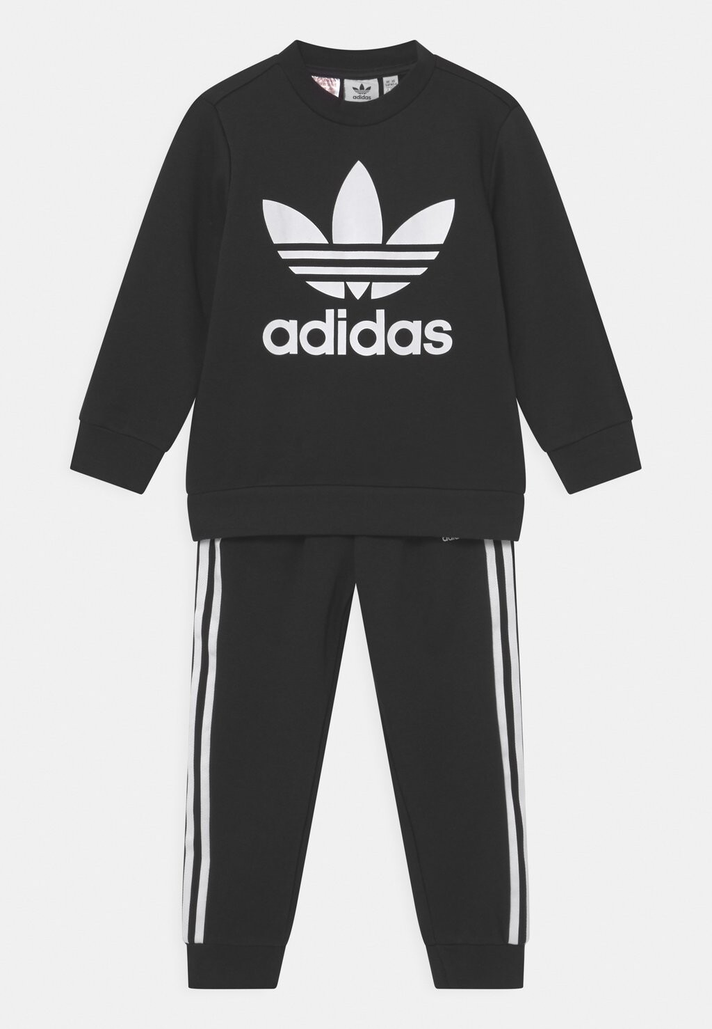 Спортивный костюм CREW UNISEX SET adidas Originals, цвет black/white цена и фото