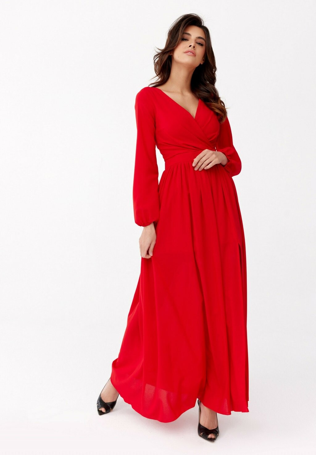 

Длинное платье Roco Fashion, красный