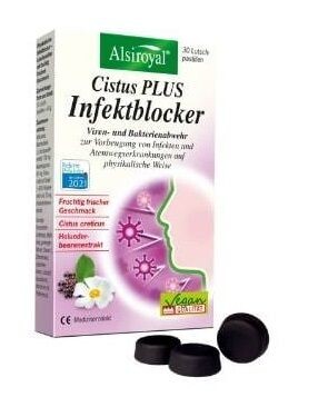 

Alsiroyal Cistus Plus Infect Blocker таблетки для защиты горла, 30 шт.