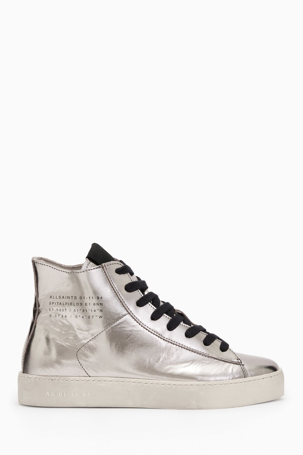 

Серебряные туфли AllSaints Tana All Saints, серебряный, Серый
