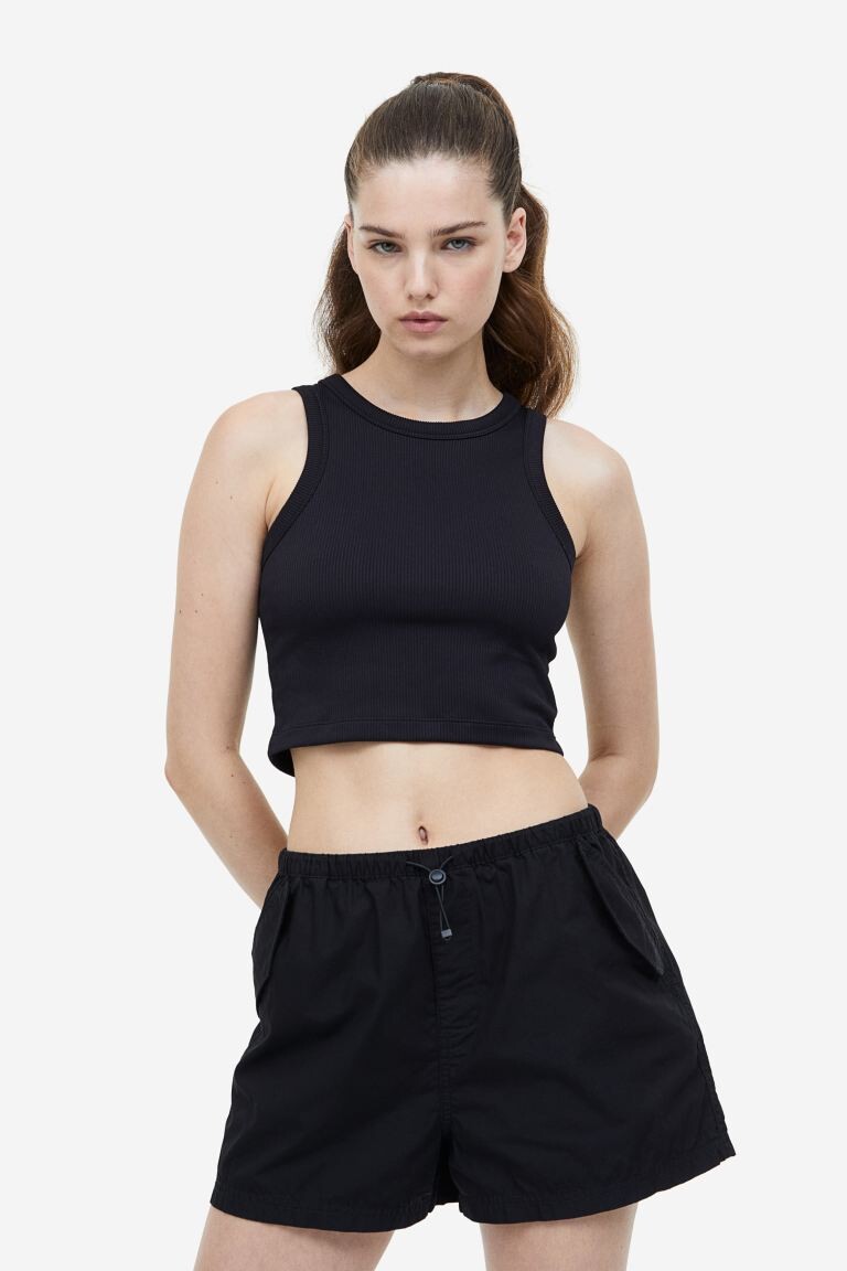 

Хлопковые шорты-парашюты H&M