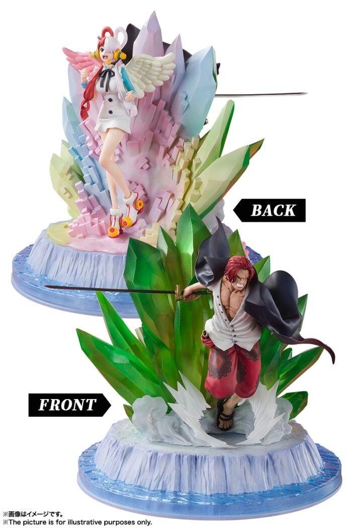 

One Piece - Shanks et Uta - статуэтка-статуэтка Zero Extra Battle 24см BANDAI