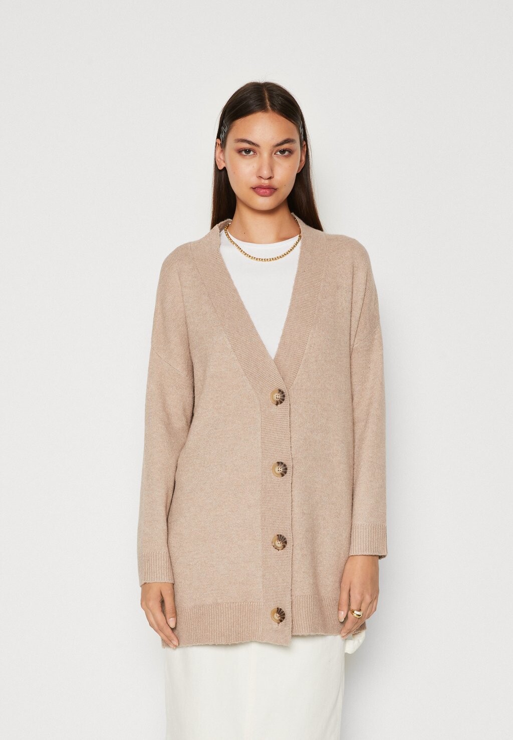 

Кардиган ONLY ONGLABRIEL LIFE CARDIGAN, цвет mocha meringue melange