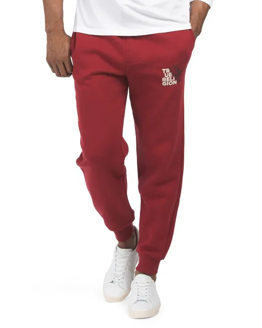 

Хит-джоггеры True Religion, красный