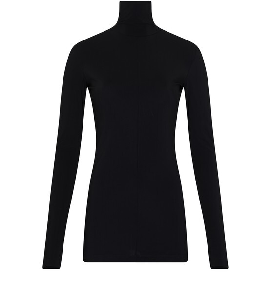 

Водолазка из второй кожи Mm6 Maison Margiela, черный