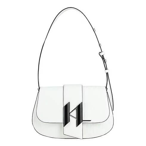 

Сумка на плечо Karl Lagerfeld K/Saddle Chain Flap Sb, белый