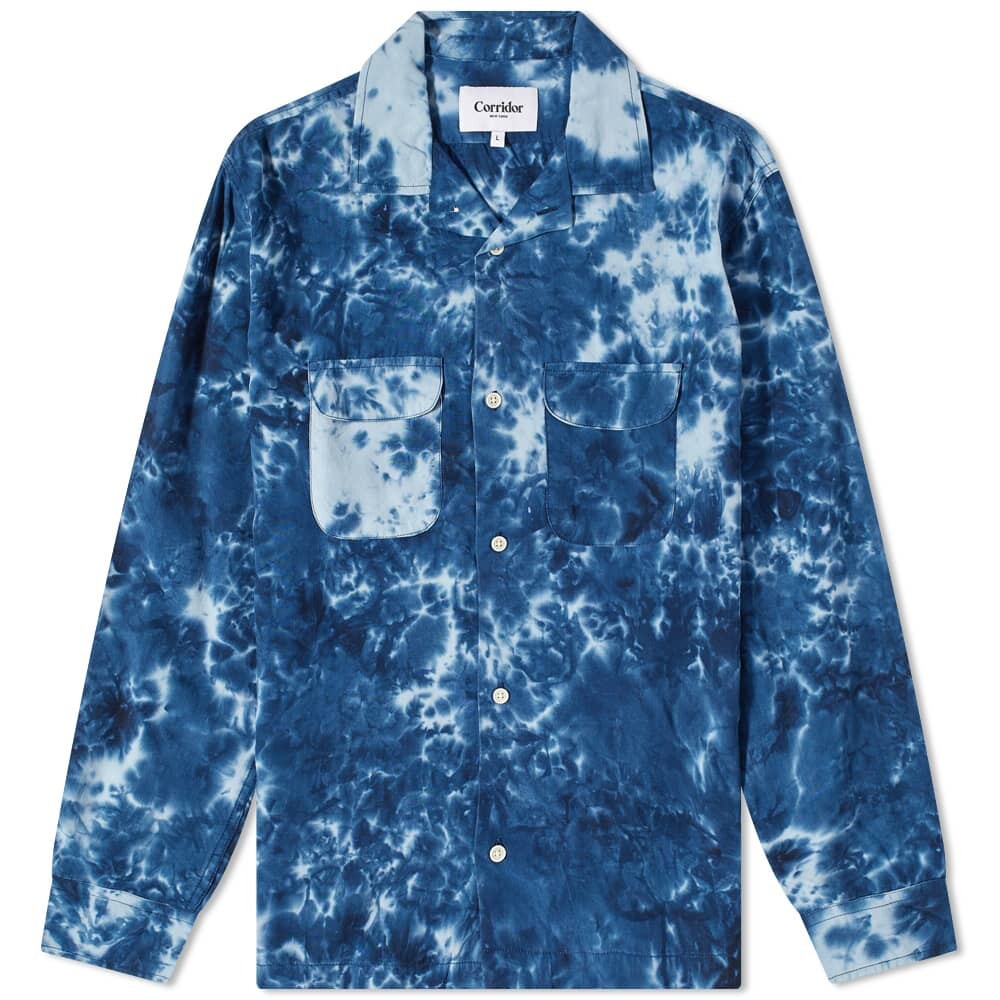 

Рубашка Corridor Tie Dye Camp Collar Shirt