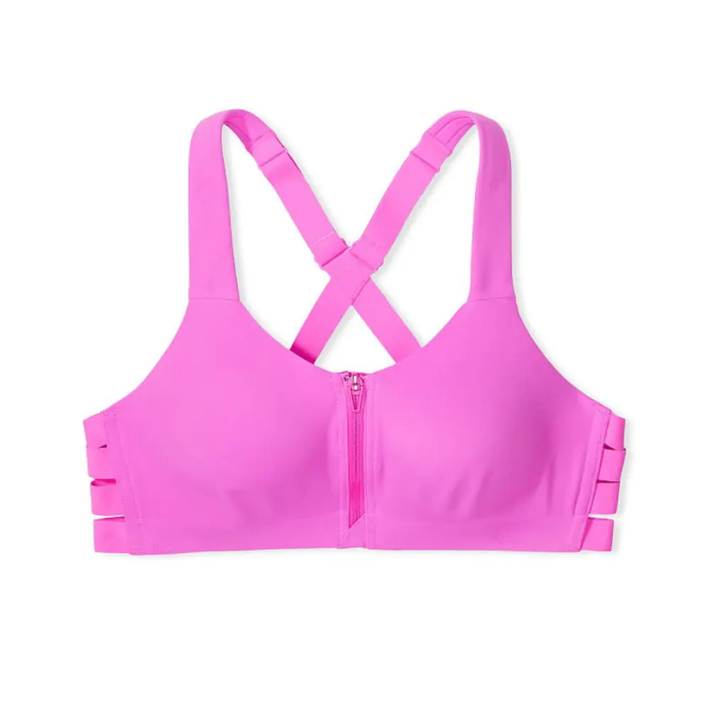 

Спортивный бюстгальтер Victorias Secret Knockout Front-Close Sports, розовый