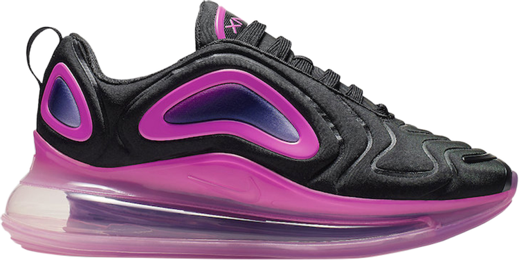 Кроссовки Nike Air Max 720 GS 'Black Laser Pink', черный