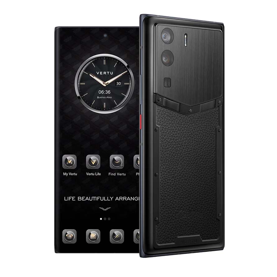 Смартфон Vertu Metavertu Black Calfskin 18Гб/1Тб, 2 Nano-SIM,
