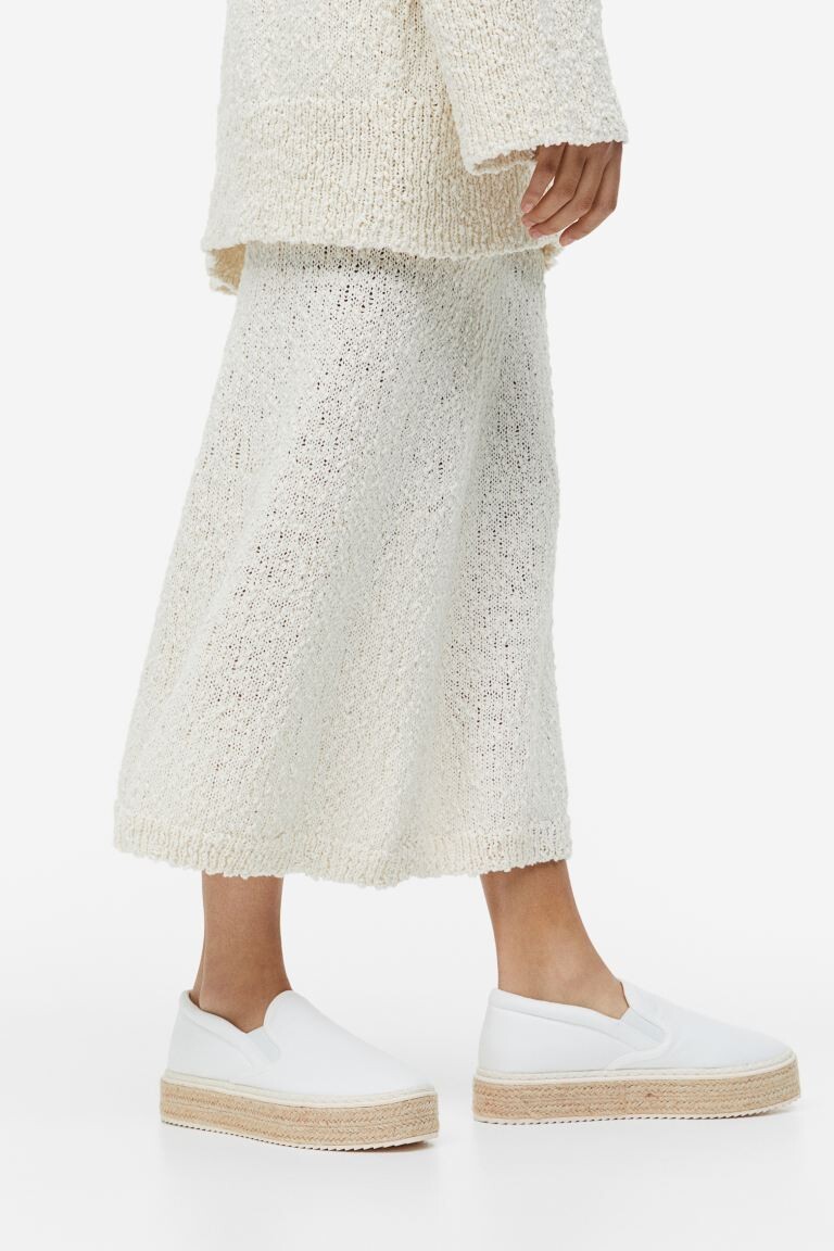 

Эспадрильи на платформе H&M, белый