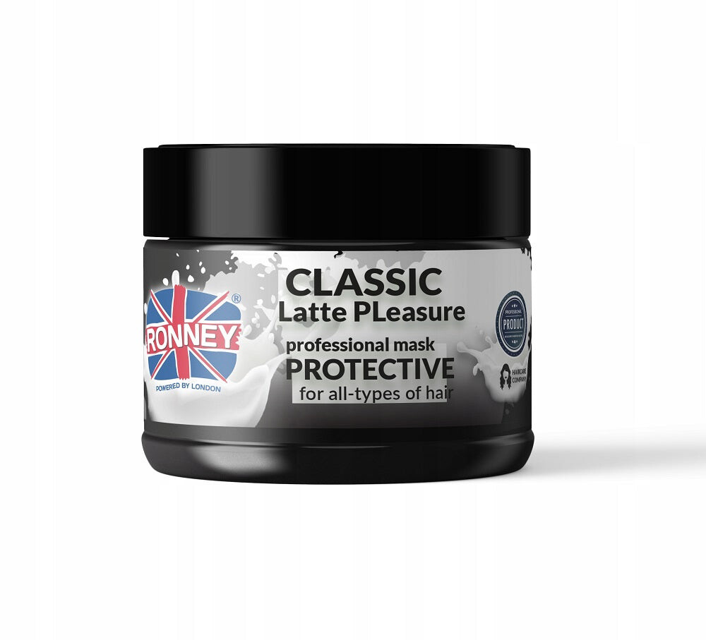 

Ronney Classic Latte Pleasure Professional Mask Защитная защитная маска для всех типов волос 300мл