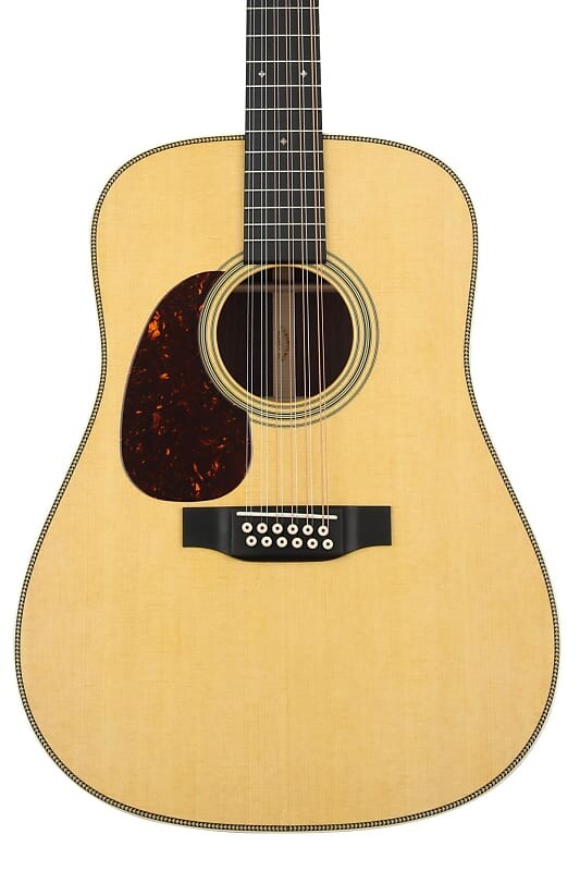 

Martin HD12-28 12-струнная левосторонняя акустическая гитара - натуральная 10Y18HD1228L