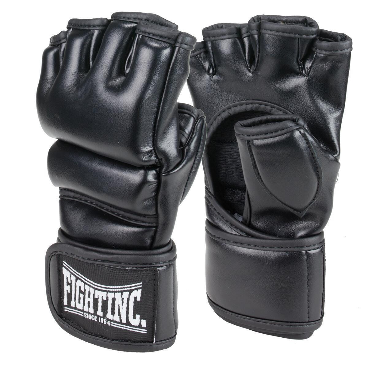 

Перчатки для ММА Striker чёрно-белые (001) FIGHTINC