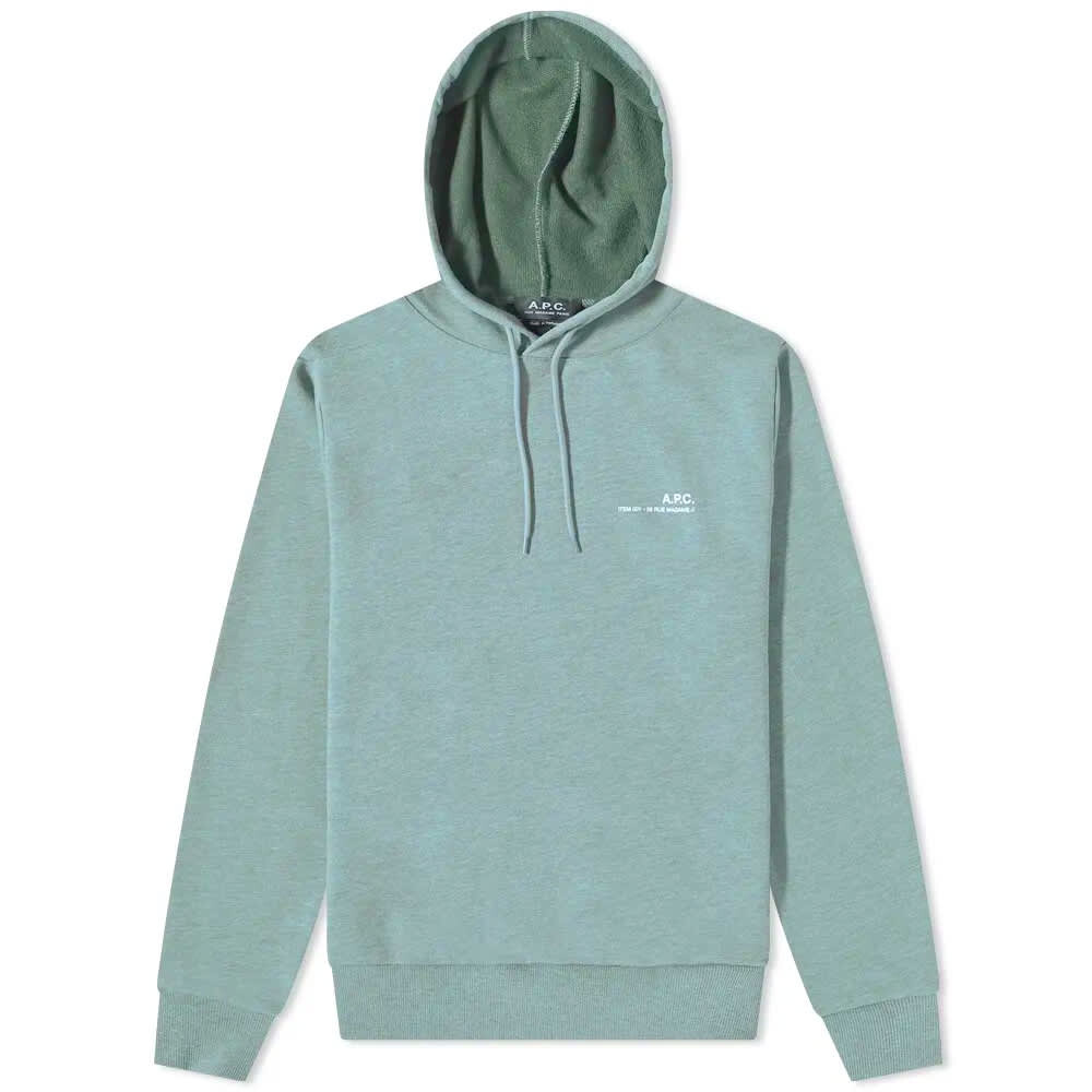 

Толстовка A.P.C. Item Logo Hoody, Серый