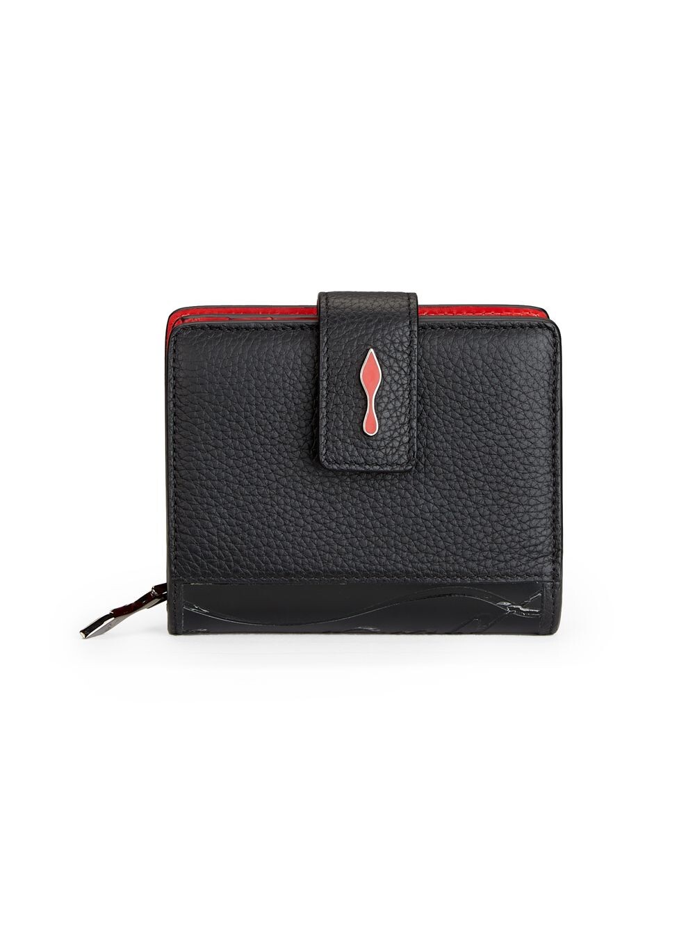 

Миниатюрный кожаный кошелек Paloma Christian Louboutin, черный