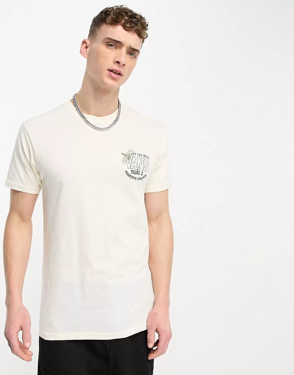 

Футболка Vans With Positivity Back Print, белый