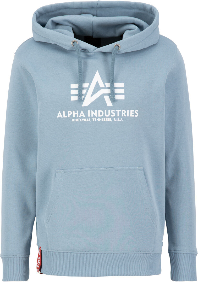

Толстовка Alpha Industries Basic мужская, серо-синяя, Синий