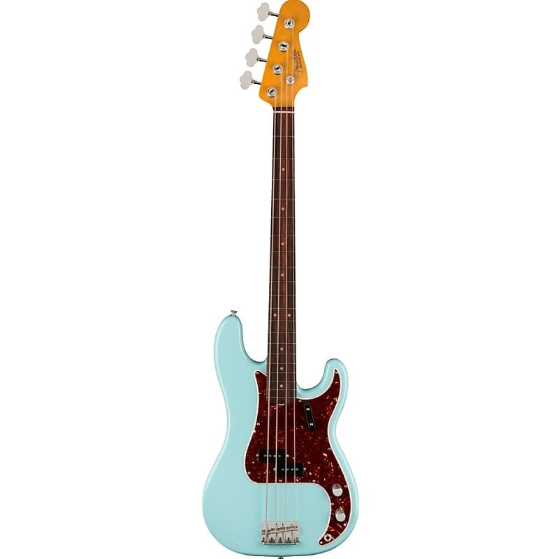 

Бас-гитара Fender American Vintage II 1960 Precision, гриф из палисандра, электрическая бас-гитара Daphne Blue 0190160804