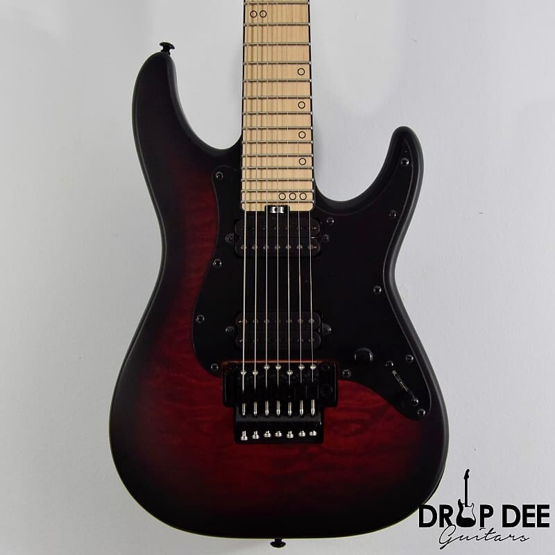 

Schecter Miles Dimitri Baker-7 FR 7-String Electric Guitar - Crimson Red Burst Satin