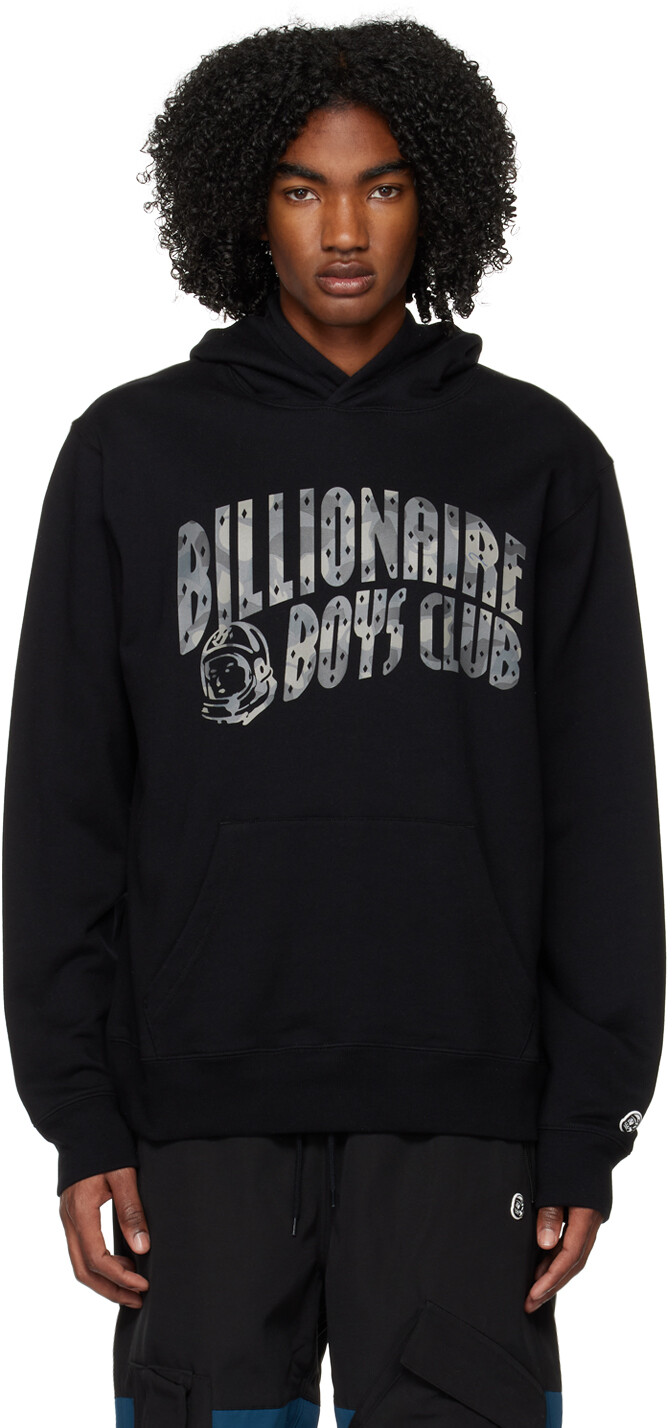 

Черный худи с камуфляжной аркой Billionaire Boys Club
