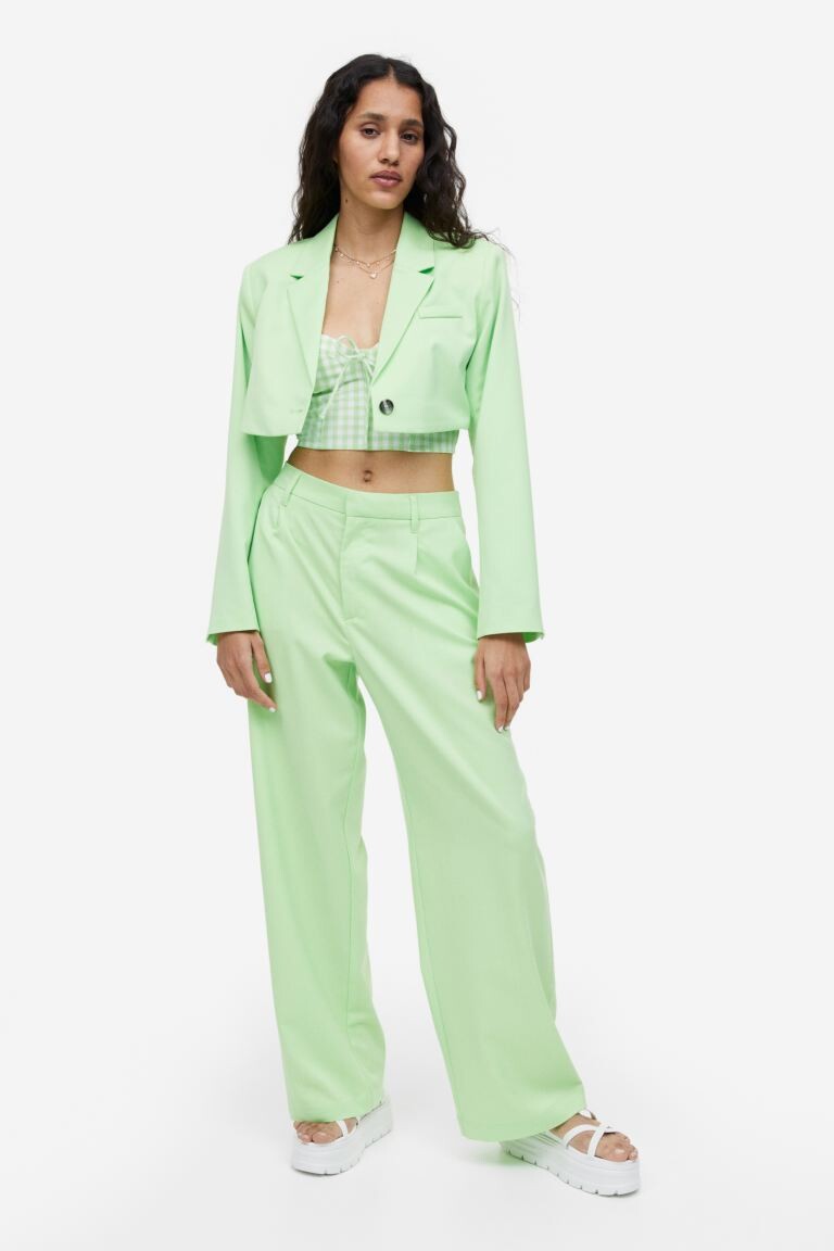 

Классические брюки H&M, светло-зеленый