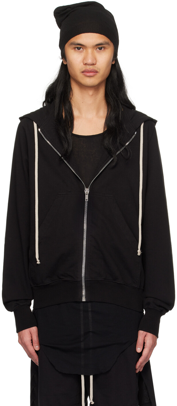 

Черная толстовка с капюшоном Джейсон Rick Owens Drkshdw