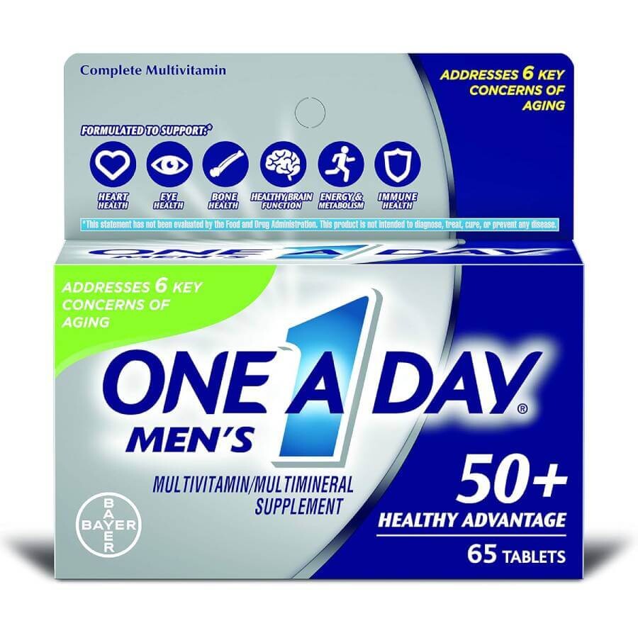 

Мультивитамины One-A-Day Men's Advantage 50+, 2 упаковки по 65 штук